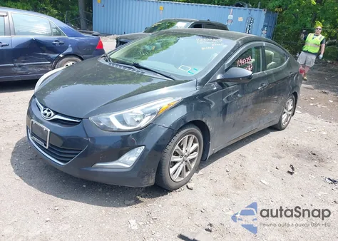 2016 Hyundai Elantra Se from USA, damaged, VIN 5NPDH4AEXGH790089